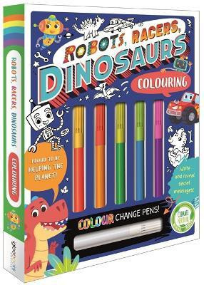 Robots, Racers, Dinosaurs Colouring(English, Paperback, Igloo Books Ltd)