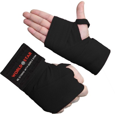 Worldstar black boxing hand warp cotton ( 108inches ) Boxing Hand Wrap(108 inch)