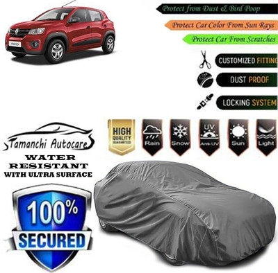 Tamanchi Autocare Car Cover For Renault Kwid Climber 1.0 MT Petrol(Grey)