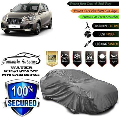 Tamanchi Autocare Car Cover For Datsun Datsun GO T Option CVT Petrol(Grey)