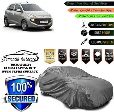 Tamanchi Autocare Car Cover For Hyundai Santro Asta Petrol(Grey)