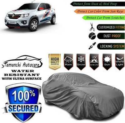 Tamanchi Autocare Car Cover For Renault Kwid CAPTAIN AMERICA 1.0 AMT(Grey)