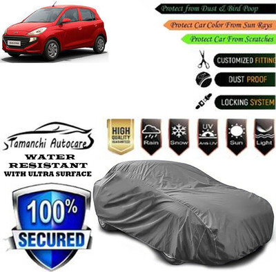 Tamanchi Autocare Car Cover For Hyundai Santro Sportz AMT Petrol(Grey)