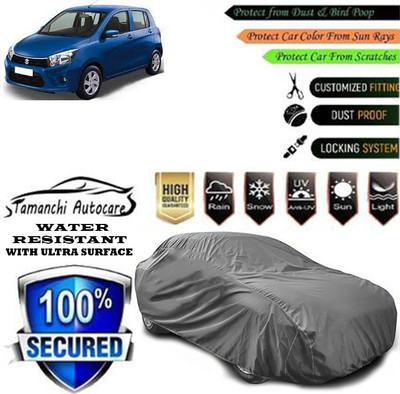 Tamanchi Autocare Car Cover For Maruti Suzuki Celerio LXI Optional Petrol(Grey)