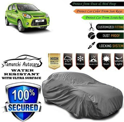 Tamanchi Autocare Car Cover For Maruti Suzuki Alto 800 LXI Opt S-CNG(Grey)