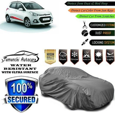 Tamanchi Autocare Car Cover For Hyundai Grand i10 Magna Petrol(Grey)