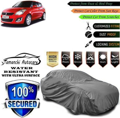Tamanchi Autocare Car Cover For Maruti Suzuki Swift VXI Optional(Grey)
