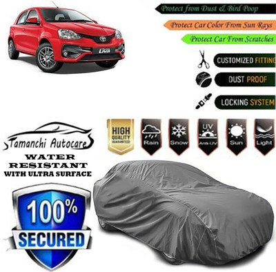 Tamanchi Autocare Car Cover For Toyota Etios Liva VXD(Grey)