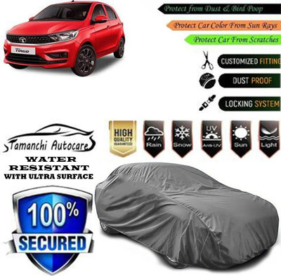 Tamanchi Autocare Car Cover For Tata Tiago XZA Plus AMT Petrol(Grey)