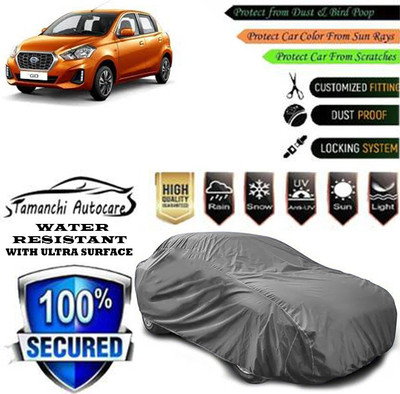 Tamanchi Autocare Car Cover For Datsun Go(Grey)