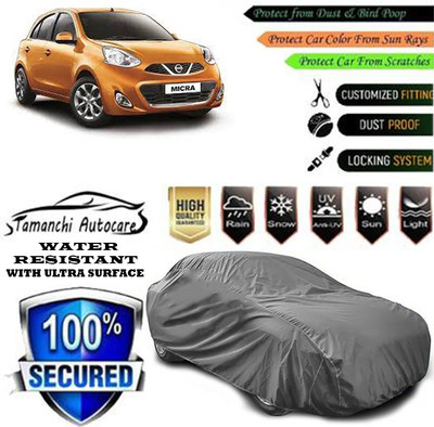 Tamanchi Autocare Car Cover For Nissan Micra Diesel XL(Grey)