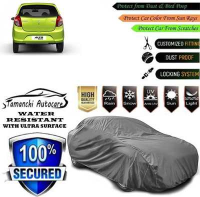 Tamanchi Autocare Car Cover For Maruti Suzuki Alto 800 LXI Opt Petrol(Grey)