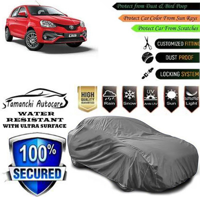 Tamanchi Autocare Car Cover For Toyota Etios Liva(Grey)
