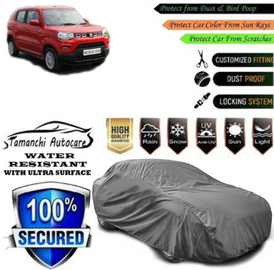 Tamanchi Autocare Car Cover For Maruti Suzuki S-Presso VXI Opt AT Petrol(Grey)