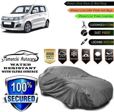 Tamanchi Autocare Car Cover For Maruti Suzuki Wagon R AMT VXI(Grey)