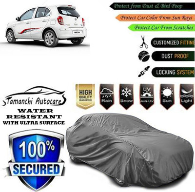 Tamanchi Autocare Car Cover For Nissan Micra K9K(Grey)