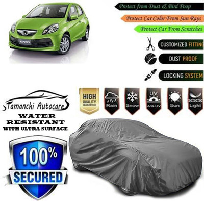 Tamanchi Autocare Car Cover For Honda Brio VX O(Grey)