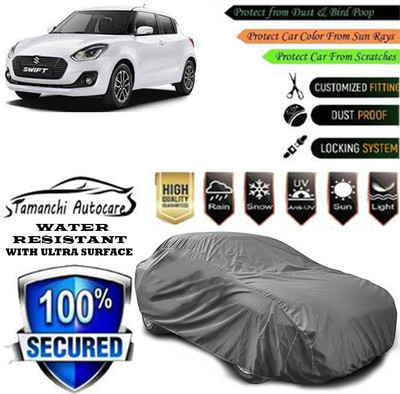 Tamanchi Autocare Car Cover For Maruti Suzuki Swift ZXI Plus(Grey)