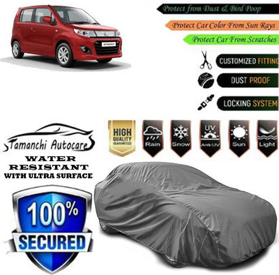 Tamanchi Autocare Car Cover For Maruti Suzuki Wagon R Stingray LXI Optional(Grey)