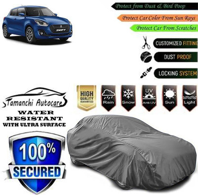 Tamanchi Autocare Car Cover For Maruti Suzuki Swift AMT VXI Petrol(Grey)