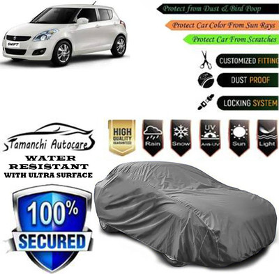 Tamanchi Autocare Car Cover For Maruti Suzuki Swift ZDI Plus(Grey)