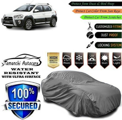 Tamanchi Autocare Car Cover For Toyota Etios Cross 1.4L GD Diesel(Grey)