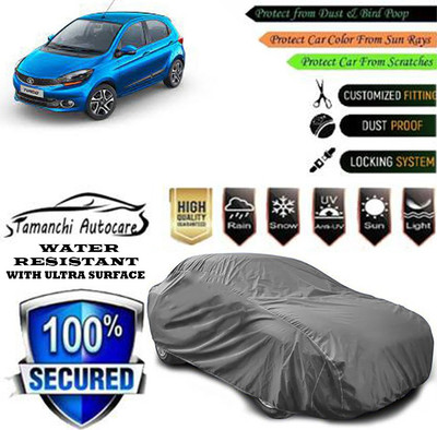 Tamanchi Autocare Car Cover For Tata Tiago 1.05 Revotorq XT Option(Grey)