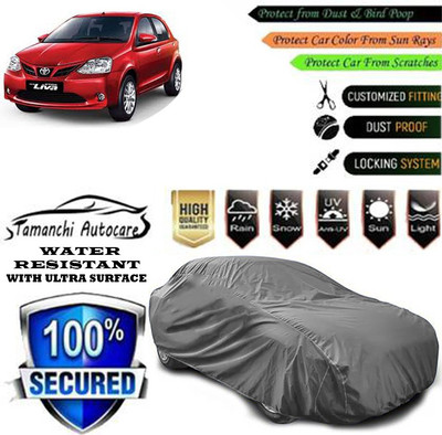 Tamanchi Autocare Car Cover For Toyota Etios Liva 1.4 VD Dual Tone Diesel(Grey)