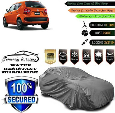 Tamanchi Autocare Car Cover For Maruti Suzuki Ignis 1.3 AMT Delta(Grey)