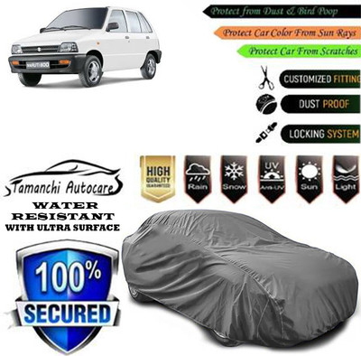 Tamanchi Autocare Car Cover For Maruti Suzuki 800 Std. LPG(Grey)