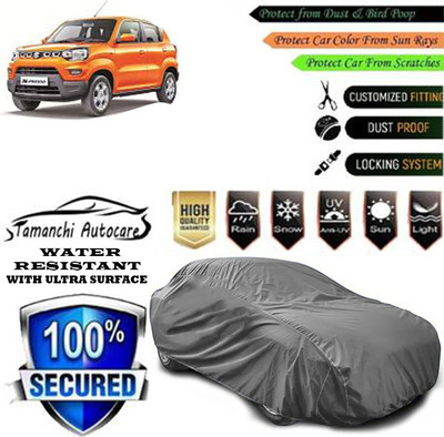 Tamanchi Autocare Car Cover For Maruti Suzuki S-Presso VXI Opt Petrol(Grey)