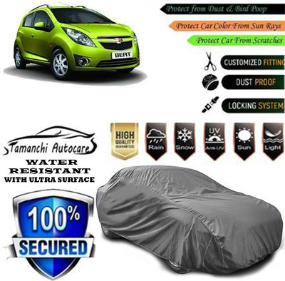 Tamanchi Autocare Car Cover For Chevrolet Beat(Grey)