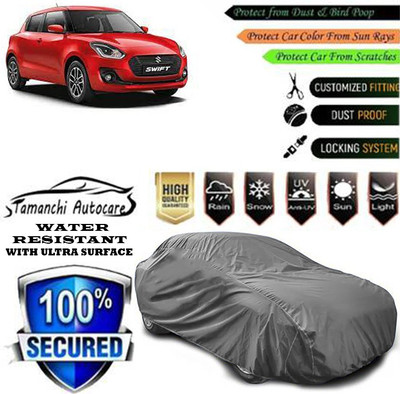 Tamanchi Autocare Car Cover For Maruti Suzuki Swift ZXI Petrol(Grey)