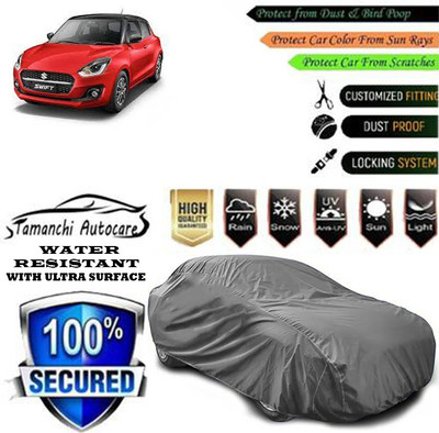 Tamanchi Autocare Car Cover For Maruti Suzuki Swift AMT ZDI(Grey)
