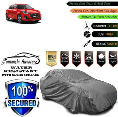 Tamanchi Autocare Car Cover For Maruti Suzuki Swift AMT VDI(Grey)