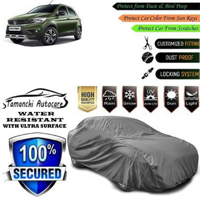 Tamanchi Autocare Car Cover For Tata Tiago NRG Petrol(Grey)