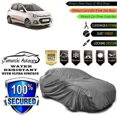 Tamanchi Autocare Car Cover For Hyundai Grand i10 Sportz Petrol(Grey)