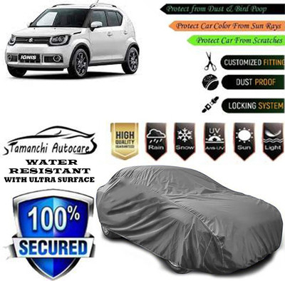 Tamanchi Autocare Car Cover For Maruti Suzuki Ignis 1.2 AMT Zeta Petrol(Grey)