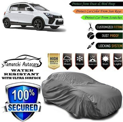 Tamanchi Autocare Car Cover For Maruti Suzuki Celerio X AMT VXI Option Petrol(Grey)