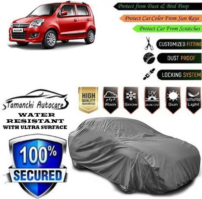 Tamanchi Autocare Car Cover For Maruti Suzuki Wagon R VXI(Grey)