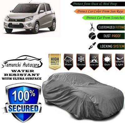 Tamanchi Autocare Car Cover For Maruti Suzuki Celerio Green VXI Optional(Grey)