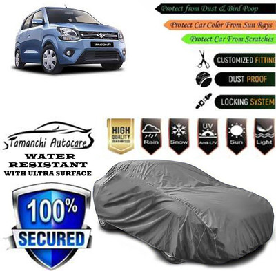 Tamanchi Autocare Car Cover For Maruti Suzuki Wagon R CNG LXI Opt(Grey)