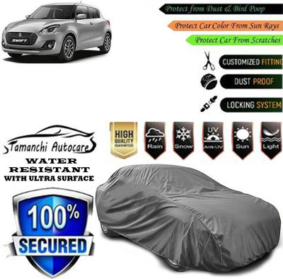 Tamanchi Autocare Car Cover For Maruti Suzuki Swift LXI Option(Grey)
