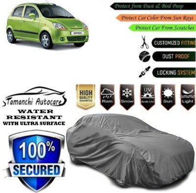 Tamanchi Autocare Car Cover For Chevrolet Spark 1(Grey)