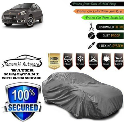 Tamanchi Autocare Car Cover For Fiat Punto EVO 90HP 1.3 Sport(Grey)
