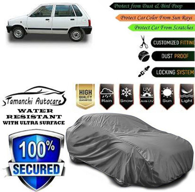 Tamanchi Autocare Car Cover For Maruti Suzuki 800 EX 5 Speed(Grey)