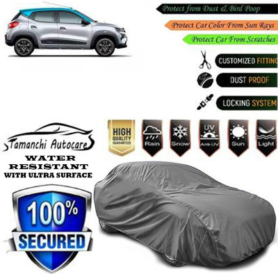 Tamanchi Autocare Car Cover For Renault Kwid 1.0 RXT AMT Petrol(Grey)
