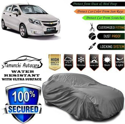 Tamanchi Autocare Car Cover For Chevrolet Sail Hatchback 1.3 TCDi LS(Grey)