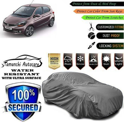Tamanchi Autocare Car Cover For Tata Tiago XZA AMT Petrol(Grey)