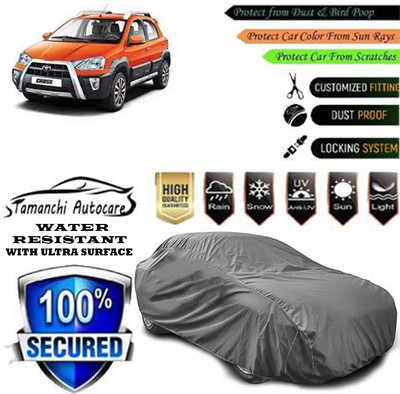 Tamanchi Autocare Car Cover For Toyota Etios Cross 1.4L GD(Grey)